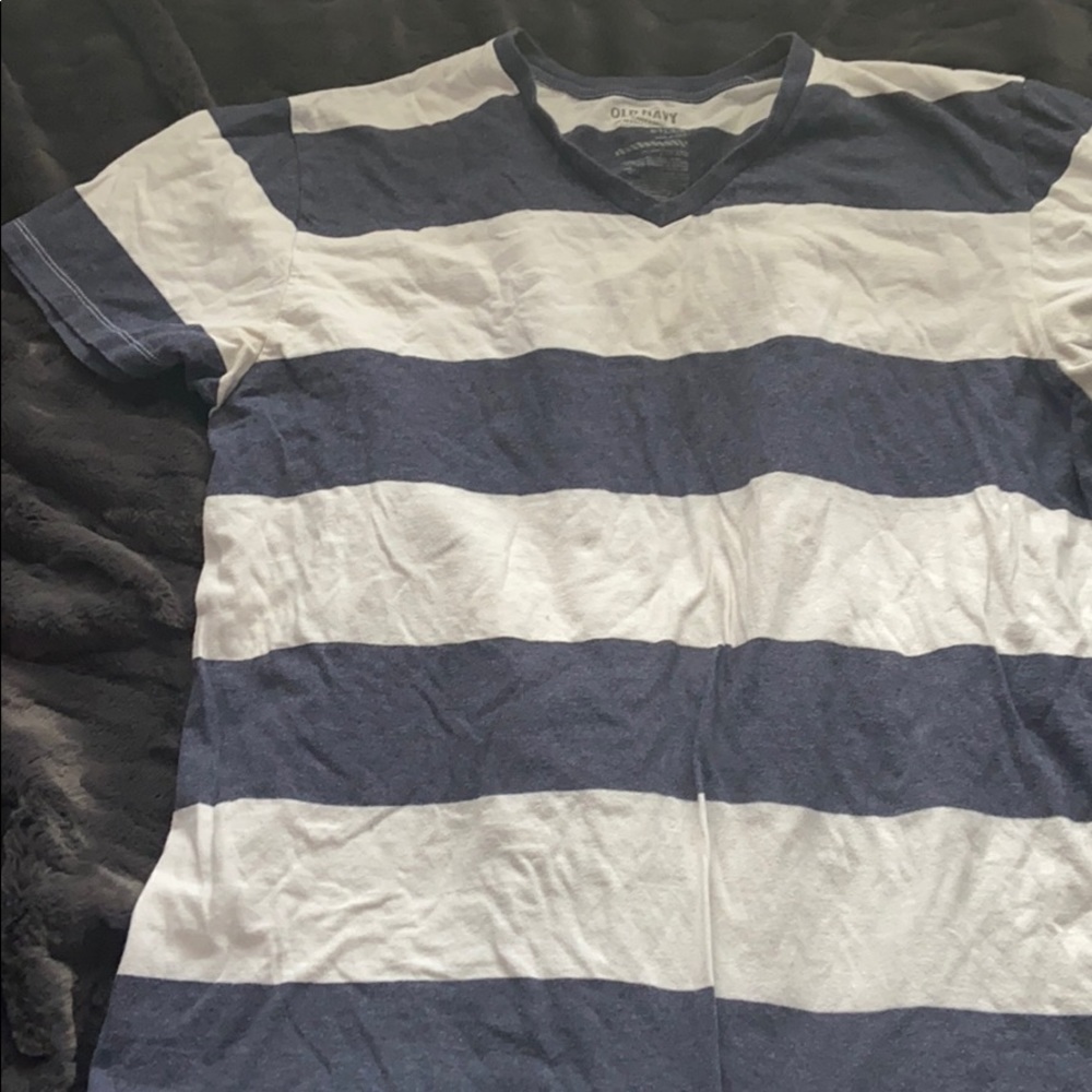 Striped V-Neck